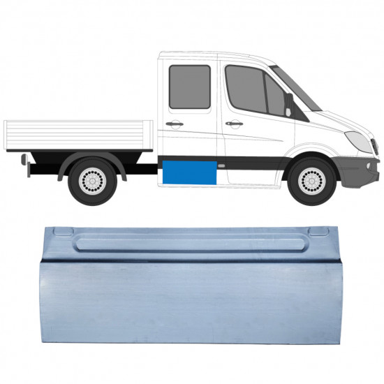 Pannello di riparazione porta posteriore per Mercedes Sprinter 2006-2018 / Sinistra = Destra (simmetrico) 7171