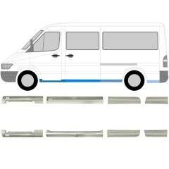 Set di pannelli di riparazione per Mercedes Sprinter 1995-2006 / Sinistra+Destra / 6755