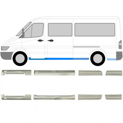 Set di pannelli di riparazione per Mercedes Sprinter 1995-2006 / Sinistra+Destra / 6755
