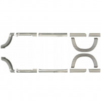 Set di pannelli di riparazione per Mercedes Sprinter 1995-2006 / Sinistra+Destra / 6756
