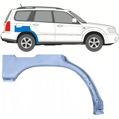 Pannello di riparazione parafango posteriore per Subaru Forester SG 2002-2008 / Destra 5280