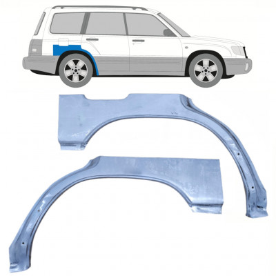 Pannello di riparazione parafango posteriore per Subaru Forester SF 1997-2002 / Sinistra+Destra / Set 10111