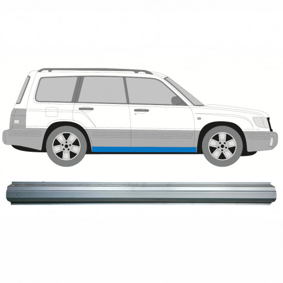 Pannello di riparazione sottoporta lamiera per Subaru Forester SF 1997-2002 / Sinistra = Destra (simmetrico) 5275