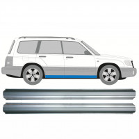 Pannello di riparazione sottoporta lamiera per Subaru Forester SF 1997-2002 / Sinistra = Destra (simmetrico) / Set 9556