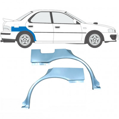 Pannello di riparazione parafango posteriore per Subaru Impreza GC GF 1992-2000 / Sinistra+Destra / Set 9199