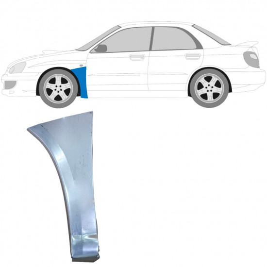 Pannello di riparazione parafango anteriore per Subaru Impreza GD GG 2000-2007 / Sinistra 8842