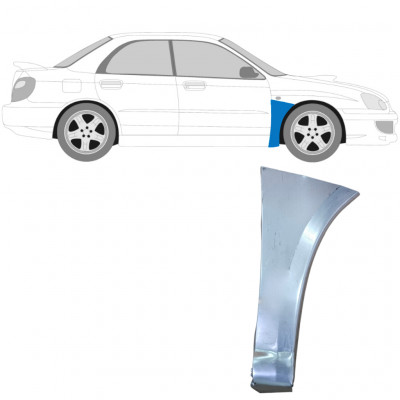 Pannello di riparazione parafango anteriore per Subaru Impreza GD GG 2000-2007 / Destra 8841