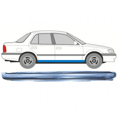 Sottoporta Lamiera Completo per Nissan Sunny N14 1991-1994 / Destra 11055