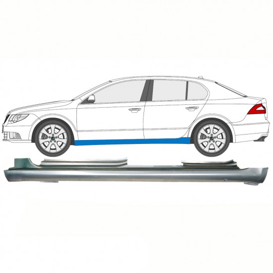 Sottoporta Lamiera Completo per Skoda Superb 2008-2015 / Sinistra 10758