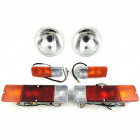 Faro + indicatore di direzione + lampada per Suzuki Samurai 1981- / Sinistra+Destra / Set 12654
