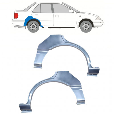 Pannello di riparazione parafango posteriore per Suzuki Swift 1988-2004 / Sinistra / Destra / SEDAN / Set 12769
