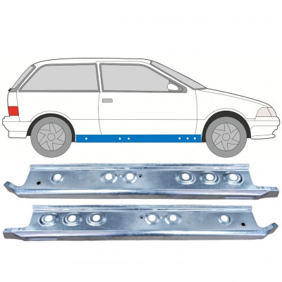 Sottoporta interno per Suzuki Swift 1988-2004 / Sinistra / Destra / Set 12824