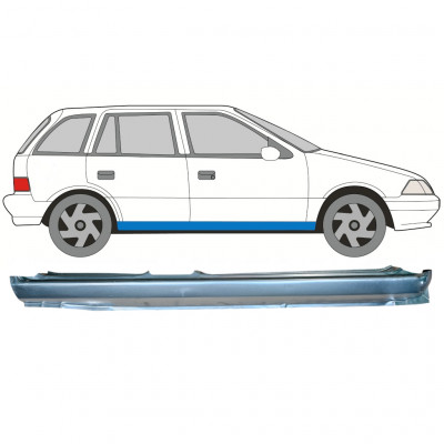Sottoporta Lamiera Completo per Suzuki Swift 1988-2004 / Destra 8156