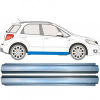 Pannello di riparazione sottoporta lamiera per Fiat Sedici 2006- / Sinistra+Destra / Set 10511