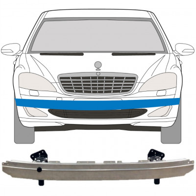 Rinforzo paraurti anteriore per Mercedes S-Class W221 2005-2013 5488