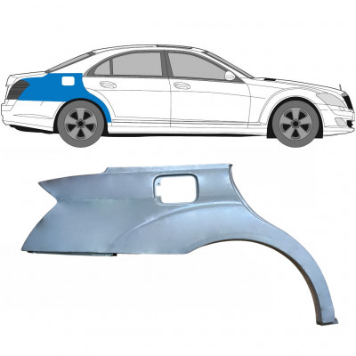 Pannello di riparazione parafango posteriore per Mercedes S-Class W221 2005-2013 / Destra 6733