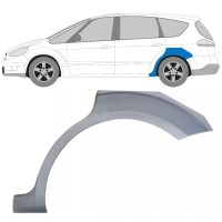 Pannello di riparazione parafango posteriore per Ford S-MAX 2006-2015 / Sinistra 15173