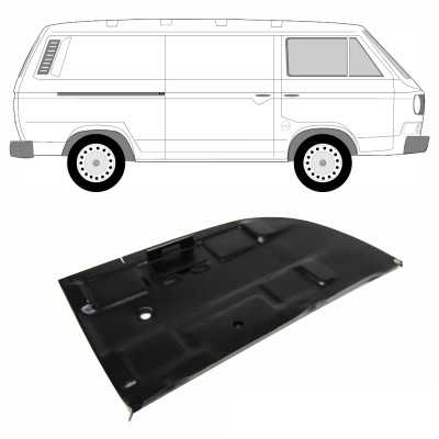 Lamierato di riparazione del supporto batteria per Volkswagen Transporter T3 1979-1992 10808
