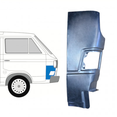 Pannello di riparazione angolo anteriore per Volkswagen Transporter T3 1979-1992 / Destra 8162