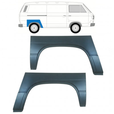 Pannello di riparazione parafango posteriore per Volkswagen Transporter T3 1979-1992 / Sinistra+Destra / Set 9779