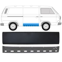Pannello di riparazione esterno inferiore porta scorrevole per Volkswagen Transporter T3 1979-1992 / Destra / Set 11637