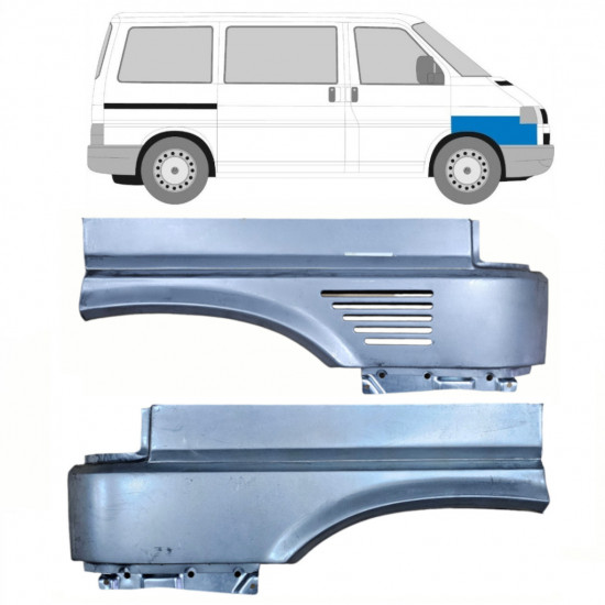 Pannello di riparazione parafango anteriore per Volkswagen Transporter T4 1996-2003 / Sinistra+Destra / Set 10525