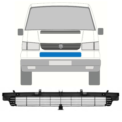 Griglia inferiore per Volkswagen Transporter T4 1996-2003 16237