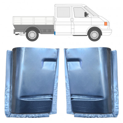 Lamiera di riparazione dell'angolo posteriore per Volkswagen Transporter T4 1990-2003 / Sinistra+Destra / Set 11778