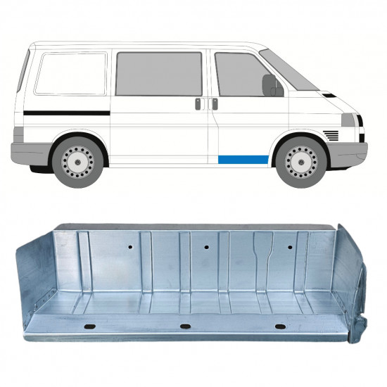 Pannello di riparazione gradino anteriore per Volkswagen Transporter T4 1990-2003 / Destra 8170