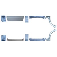 Set di pannelli di riparazione per Volkswagen Transporter T4 1990-2003 / Sinistra+Destra / 16914