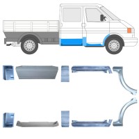 Set di pannelli di riparazione per Volkswagen Transporter T4 1990-2003 / Sinistra+Destra / 16914