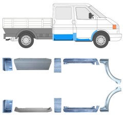 Set di pannelli di riparazione per Volkswagen Transporter T4 1990-2003 / Sinistra+Destra / 16914