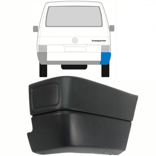 Angolo paraurti posteriore per Volkswagen Transporter T4 1990-2003 / Destra 9096