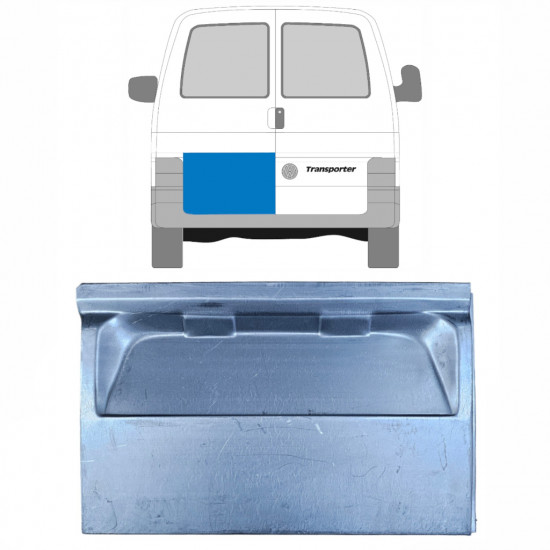 Pannello di riparazione porta posteriore esterno per Volkswagen Transporter T4 1990-2003 / Sinistra 5372
