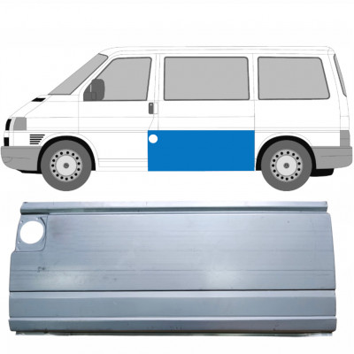 Lamiera di riparazione del fianco alto per Volkswagen Transporter T4 1990-2003 / Sinistra 7150