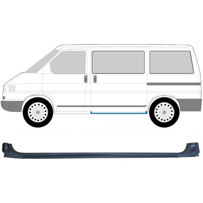 Pannello di riparazione sottoporta porta scorrevole per Volkswagen Transporter T4 1990-2003 / Sinistra 14581