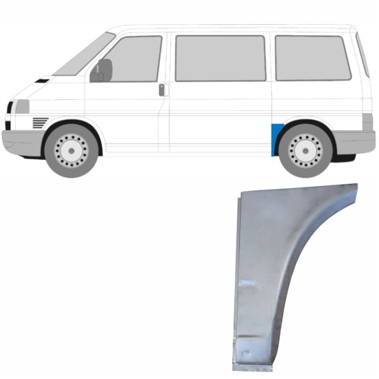 Pannello di riparazione parafango posteriore per Volkswagen Transporter T4 1990-2003 / Sinistra 14584