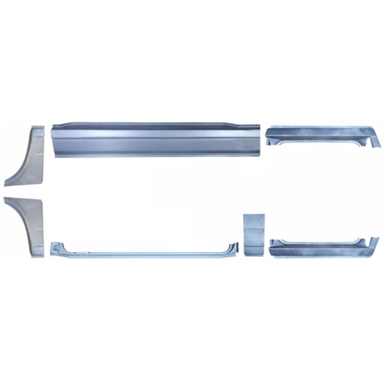 Set di pannelli di riparazione per Volkswagen Transporter T4 1990-2003 / Sinistra / Destra / 14700
