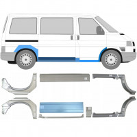 Pannello di riparazione sottoporta + parafango anteriore + posteriore per Volkswagen Transporter T4 1990-2003 / Set 5983