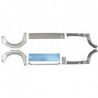 Pannello di riparazione sottoporta + parafango anteriore + posteriore per Volkswagen Transporter T4 1990-2003 / Set 5983