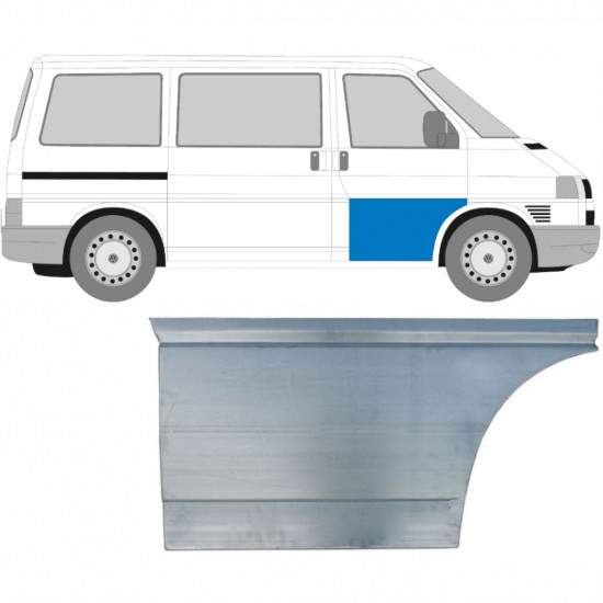 Lamiera di riparazione del rivestimento della porta anteriore per Volkswagen Transporter T4 1990-2003 / Destra 5358