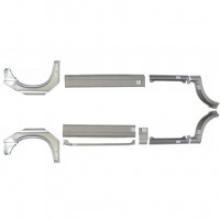 Pannello di riparazione sottoporta + parafango anteriore + posteriore per Volkswagen Transporter T4 1990-2003 / Sinistra+Destra / Set 5340