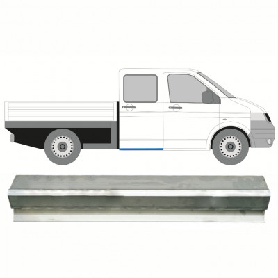 Lamiera di riparazione sottoporta posteriore per Volkswagen Transporter T5 2003-2015 / Sinistra = Destra (simmetrico) 9135