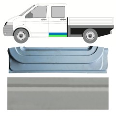 Lamiera di riparazione interno ed esterno porta posteriore per Volkswagen Transporter T5 2003-2015 / Sinistra / Set 16877