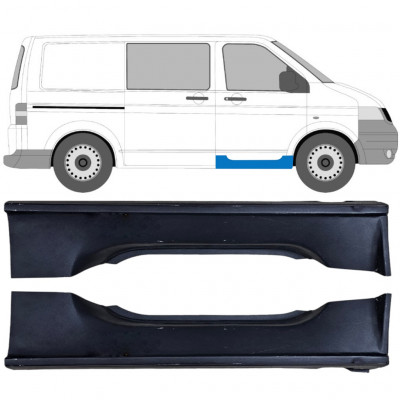 Pannello di riparazione davanzale della porta anteriore per Volkswagen Transporter T5 2003-2015 / Sinistra+Destra / Set 12518