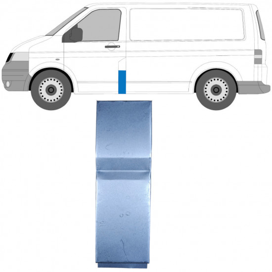 Pannello di riparazione del montante per Volkswagen Transporter T5 2003-2015 / Sinistra 12619