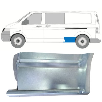 Pannello di riparazione parafango posteriore per Volkswagen Transporter T5 2003-2015 / Sinistra 16667