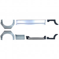 Pannello di riparazione sottoporta e parafango posteriore per Volkswagen Transporter T5 2003-2015 / Set 11536