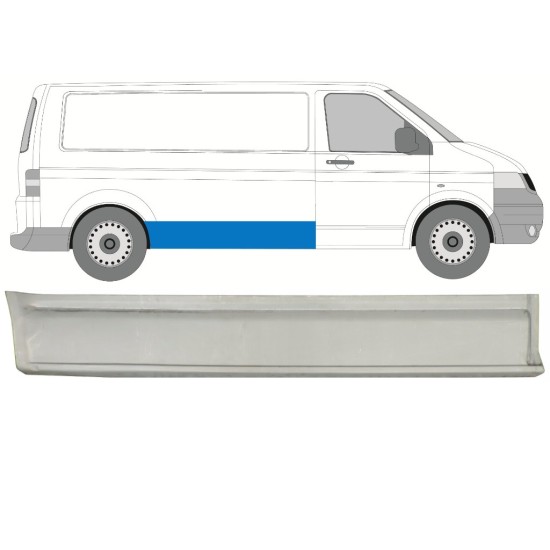 Pannello di riparazione pannello laterale per Volkswagen Transporter T5 2003-2015 / Destra 15952