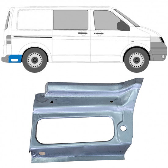 Pannello di riparazione parafango posteriore per Volkswagen Transporter T5 2003-2015 / Destra 12024